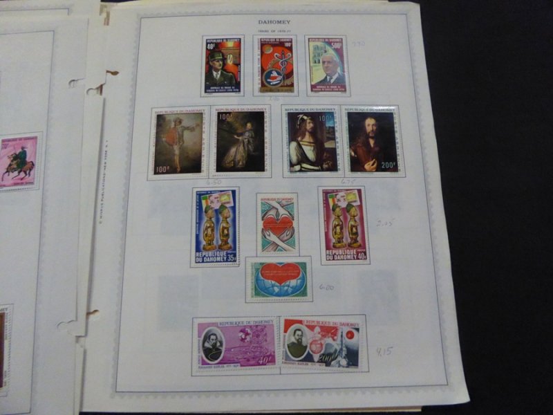 Dahomey 1899-1972 Fabulous Collection of Mint and Used Stamps