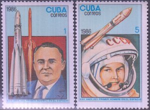 Cuba  #2851-2856    MNH