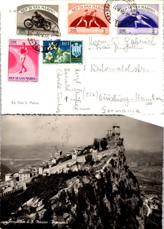 San Marino, Picture Postcards, Sports