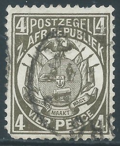 Transvaal, Sc #121, 4d Used
