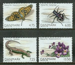 Denmark #1389-1392 Flora & Fauna