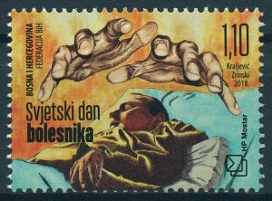 Bosnia & Herzegovina 2018 MNH World Day of Sick 1v Set Medical Health Stamps