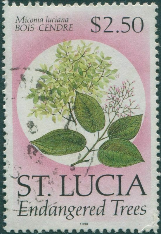 St Lucia 1990 SG1046 $2.50 Endangered Trees FU