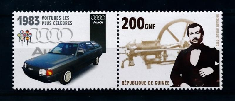 [76892] Guinea 2002 Classic Car 1983 Audi 100 MNH