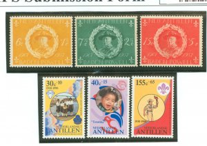 Netherlands Antilles (Curacao) #B28-B30/B271-B273 Mint (NH) Single (Complete Set)