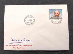 D)1978, FINLAND, FIRST DAY COVER, ISSUE, CENTENARY OF THE BIRTH OF THE POET