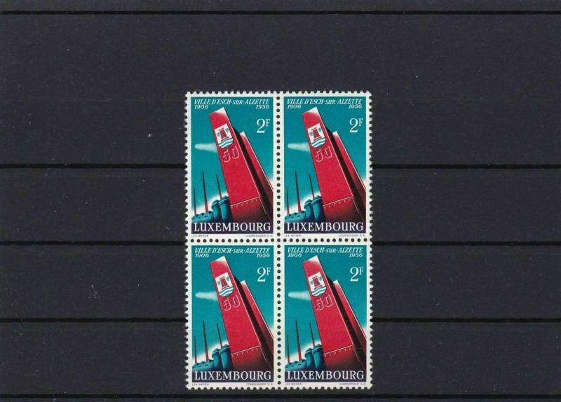 LUXEMBOURG 1956 MINT NEVER HINGED BLOCK  STAMPS CAT £25  REF 4670