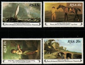 SOUTH AFRICA SG481/4 1980 PAINTINGS MNH