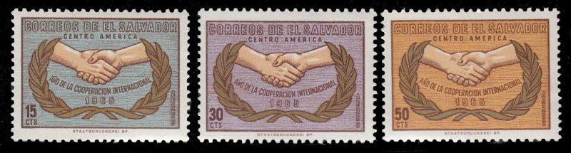 El Salvador 757 - 759, C221 - C223 MNH