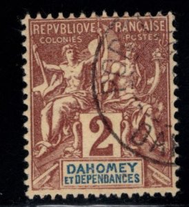 Dahomey Scott 2 Used Genuine stamp