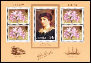 Jersey 1986 FLOWERS Scott #392a Mint Never Hinged