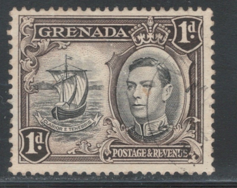 Grenada 1938 King George VI & Seal of Colony 1p Scott # 133a Used