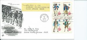 United States  Scott 1565-1568  FDC