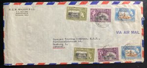 1957 Trinidad Tobago Airmail Commercial Cover To Hamburg Germany