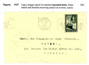 Nigeria 1937 Cover