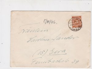 Germany 1948 Allied Occupation to Thuringia Berlin Cancel Stamps Cover ref 23239