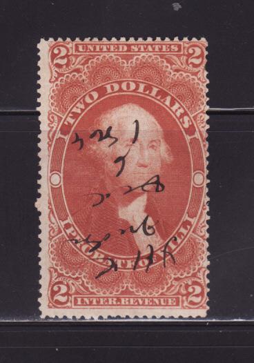 United States R83c U Revenue Stamp, George Washington
