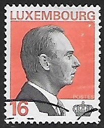 Luxembourg # 889 - Grand Duke Jean - 16F - used...(KlGr)