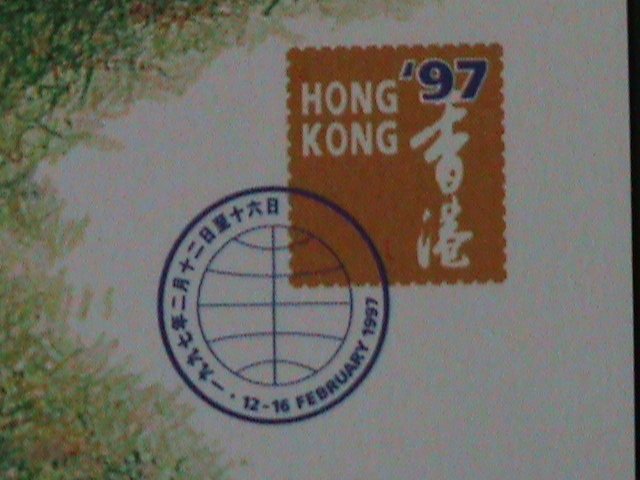 ​NORFOLK ISLAND-1997-SC#616a HONG KONG'97 STAMP EXHIBITION-MNH S/S VF RARE