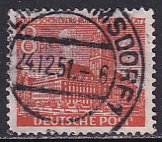 Germany Berlin 1949 Sc 9N46 Schoeneberg Rudolf Wilde Square Stamp Used