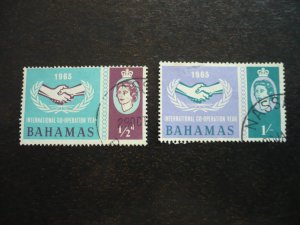 Stamps - Bahamas - Scott# 222-223 - Used Set of 2 Stamps