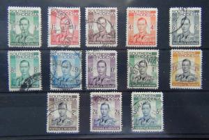 Southern Rhodesia 1937 set complete to 5s VFU