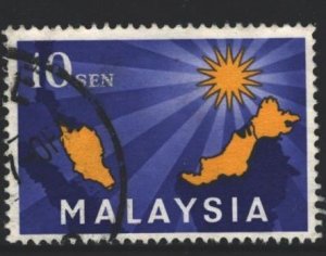 Malaysia Sc#1 Used