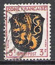 Germany #4N2 French Occupation Used
