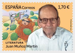 2024 Spain Juan Munoz Martin - Writer  (Scott NA) MNH