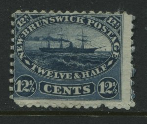 New Brunswick QV 1860 12 1/2 cents blue mint o.g.