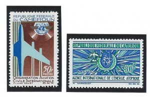 Cameroun mnh   scott cat # 457-458