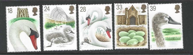 Great Britain 1473-1477 MNH Complete SCV$5.15
