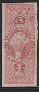 R91a  VF-XF used revenue stamp nice color cv $ 200 ! see pic !