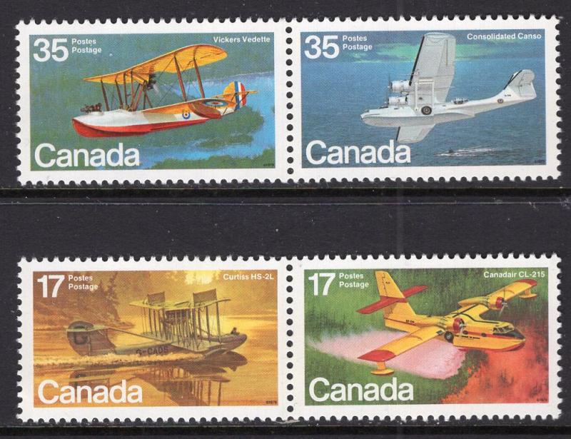 Canada 843-846a Airplanes MNH VF