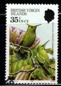 British Virgin Islands - #424 Humminbirds - Used