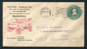 1904 Mar-Del Automobiles - Cadillac, Packard, Waverly - Baltimore, Maryland