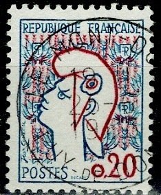 France; 1961: Sc. # 985: Used Cpl. Set