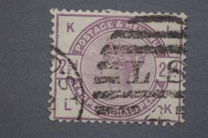 Great Britain #101 2 1/2 Pence 1884