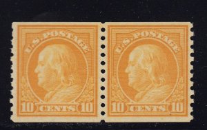 497 Pair VF-XF original gum never hinged with nice color ! see pic !