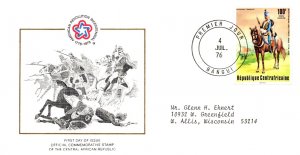 Central African Republic, Worldwide First Day Cover, Americana