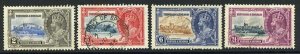 Trinidad and Tobago SG239/42 1935 Silver Jubilee Used