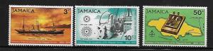 JAMAICA, 319-321,  MINT HINGED, CENTENARY OF TELEGRAPH SERVICE