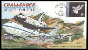 #2544 Challenger Space Shuttle Collins FDC