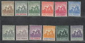 $Barbados Sc#90-101 M/H/VF, complete set, Cv. $400