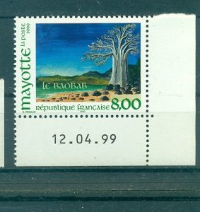 Mayotte - Sc# 127. 1999 Baobab Trees. MNH $3.50.