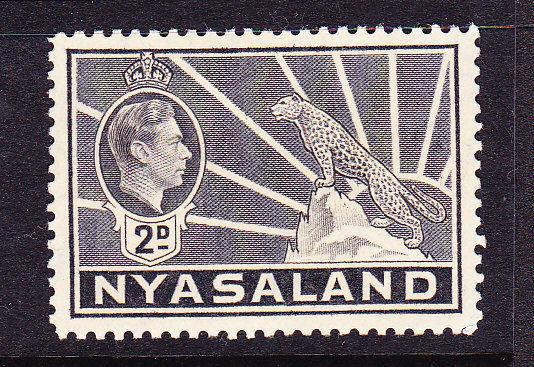 NYASALAND 1938 2d  KGVI  MLH  SG 133