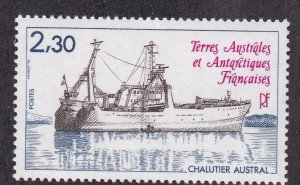 Fr. Southern Antarctic Terr., # 103, Trawler Austral, NH, 1/2 Cat