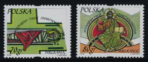 Poland 3501-2 MNH Easter, Art