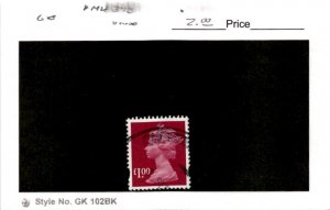 Great Britain, Postage Stamp, #MH373 Used, 2004 Machins Queen (AC)