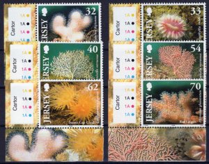 ZAYIX Jersey 1138-1143 MNH Marine Life Corals 092023S37